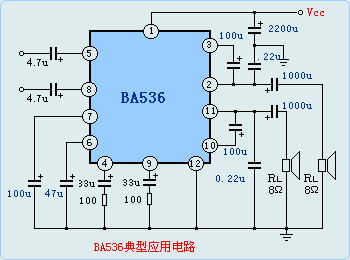 BA536應用電路