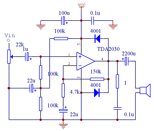 單電源接法