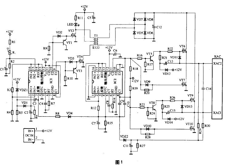 車載逆變器電路圖