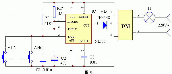 單穩(wěn)態(tài)控制電路