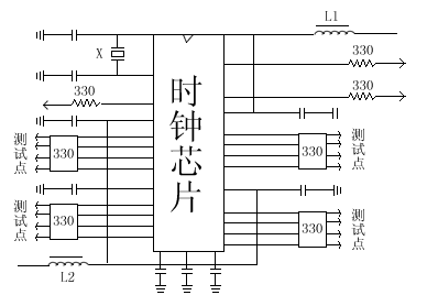 時鐘電路圖例