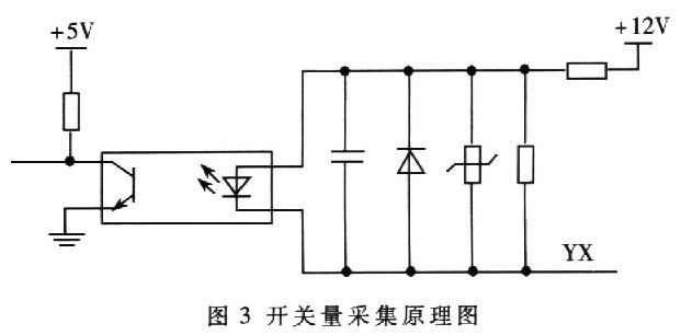 開關(guān)量采集原理圖