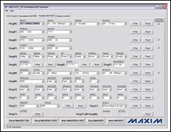 圖13. 上圖表明正確設(shè)置了MAX9257串行器。Deserializer MAX9258屏幕應(yīng)該和該屏幕顯示相似，這樣，系統(tǒng)才能在照相或I2C模式下正常工作。