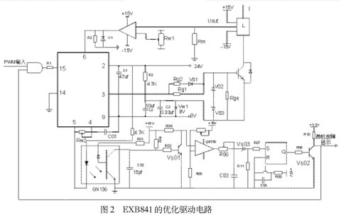 EXB841的優(yōu)化驅動電路