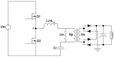 LLC諧振半橋拓補(bǔ)結(jié)構(gòu)