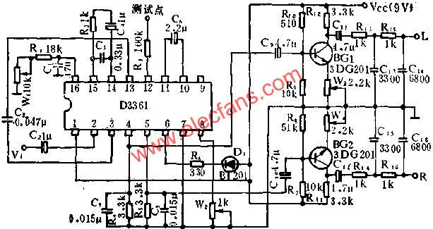 D3361鎖相環(huán)調(diào)頻立體聲解碼電路的應(yīng)用  srfitnesspt.com