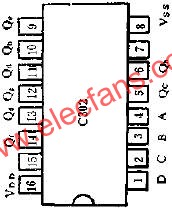 C302八段字形譯碼器的外引線和功用線路圖  srfitnesspt.com