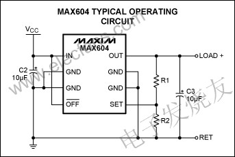 MAX604可調(diào)節(jié)輸出配置 srfitnesspt.com