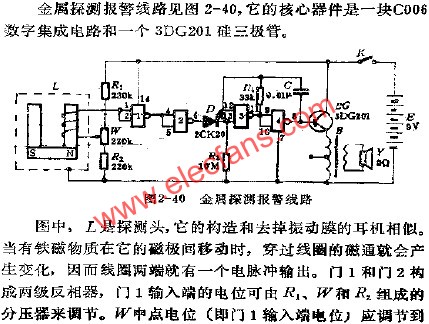 金屬探測(cè)報(bào)警電路  srfitnesspt.com