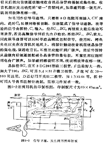 信號尋跡、發(fā)生兩用機(jī)印制板