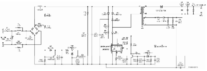 圖8:7 W可調(diào)光LED驅(qū)動器電路圖。（電子系統(tǒng)設(shè)計）