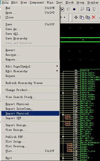 在原理圖工具Allegro HDL中