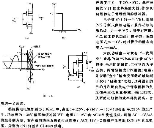 混合式功率放大器電路原理圖