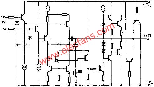 大功率運(yùn)算放大器電路圖