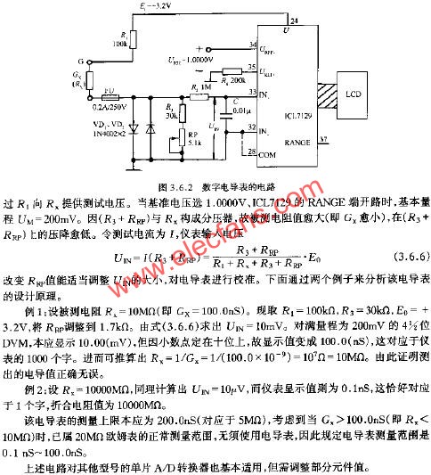 數(shù)字電導(dǎo)表的電路  srfitnesspt.com