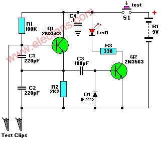 http://srfitnesspt.com 簡(jiǎn)單的晶體測(cè)試儀電路圖