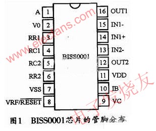 BISS0001芯片的管腳分布圖 srfitnesspt.com