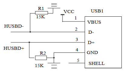 USB電路連接圖