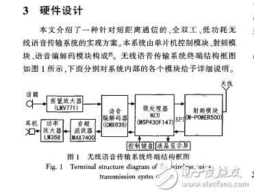 基于M—Power500的無線語音傳輸系統(tǒng)設(shè)計與實現(xiàn)