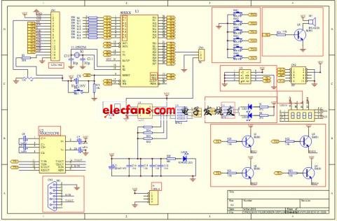 自制STC單片機(jī)開發(fā)板電路圖