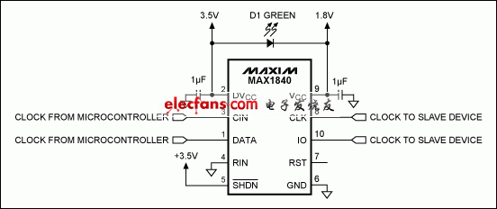 用綠色LED取代LDO穩(wěn)壓器