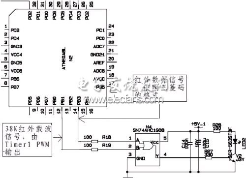 克隆器發(fā)射模塊原理圖