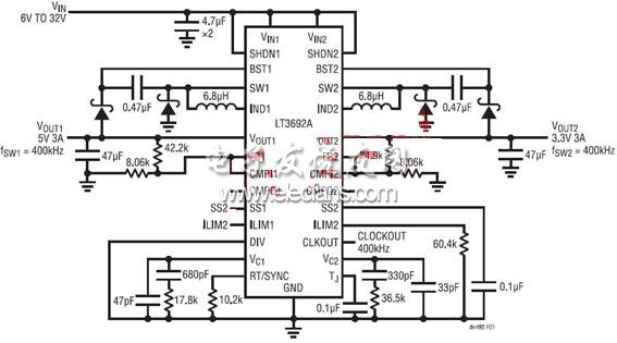 測(cè)量應(yīng)用電路的原理圖