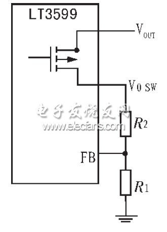 圖5 用FB 管腳設(shè)計過壓保護(hù)電路