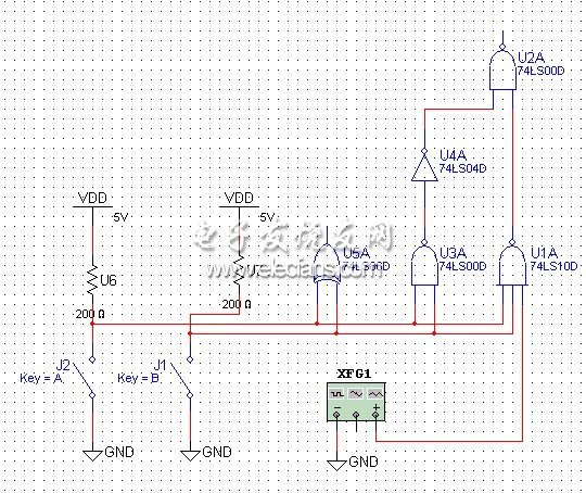 圖2 開關(guān)控制電路