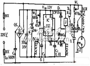 電飯煲功率自動調(diào)節(jié)器電路原理圖