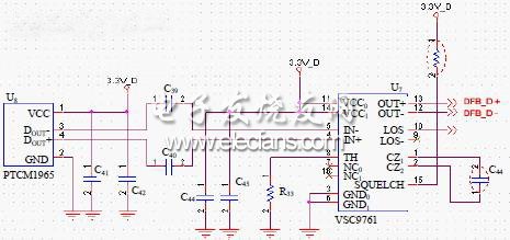 接收模塊的電路設計