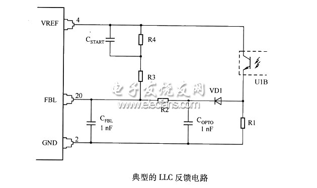 典型的LLC反饋電路