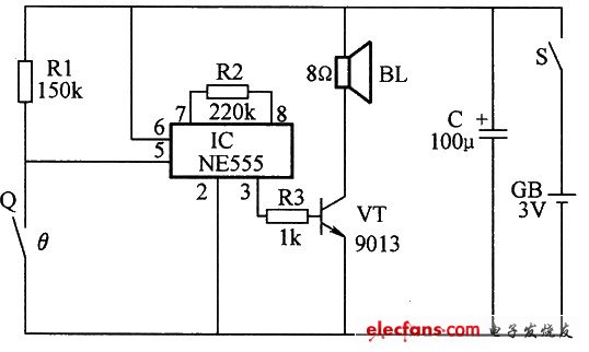 農(nóng)作物防霜凍電路