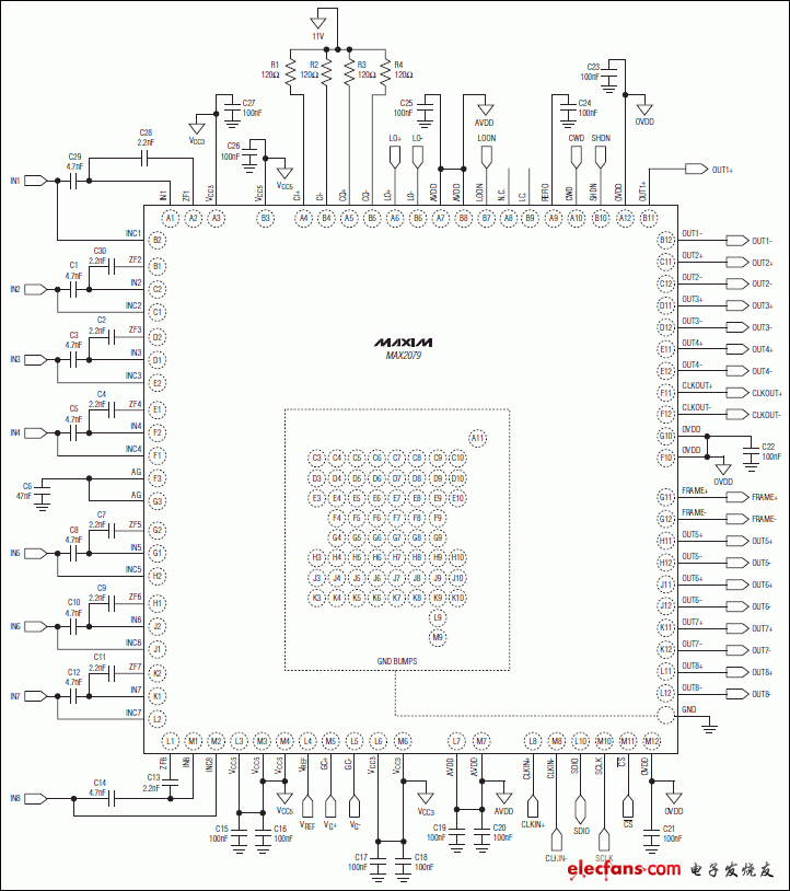 max2079應(yīng)用電路圖