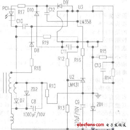 巧用舊開關(guān)電源代換電磁爐低壓電源