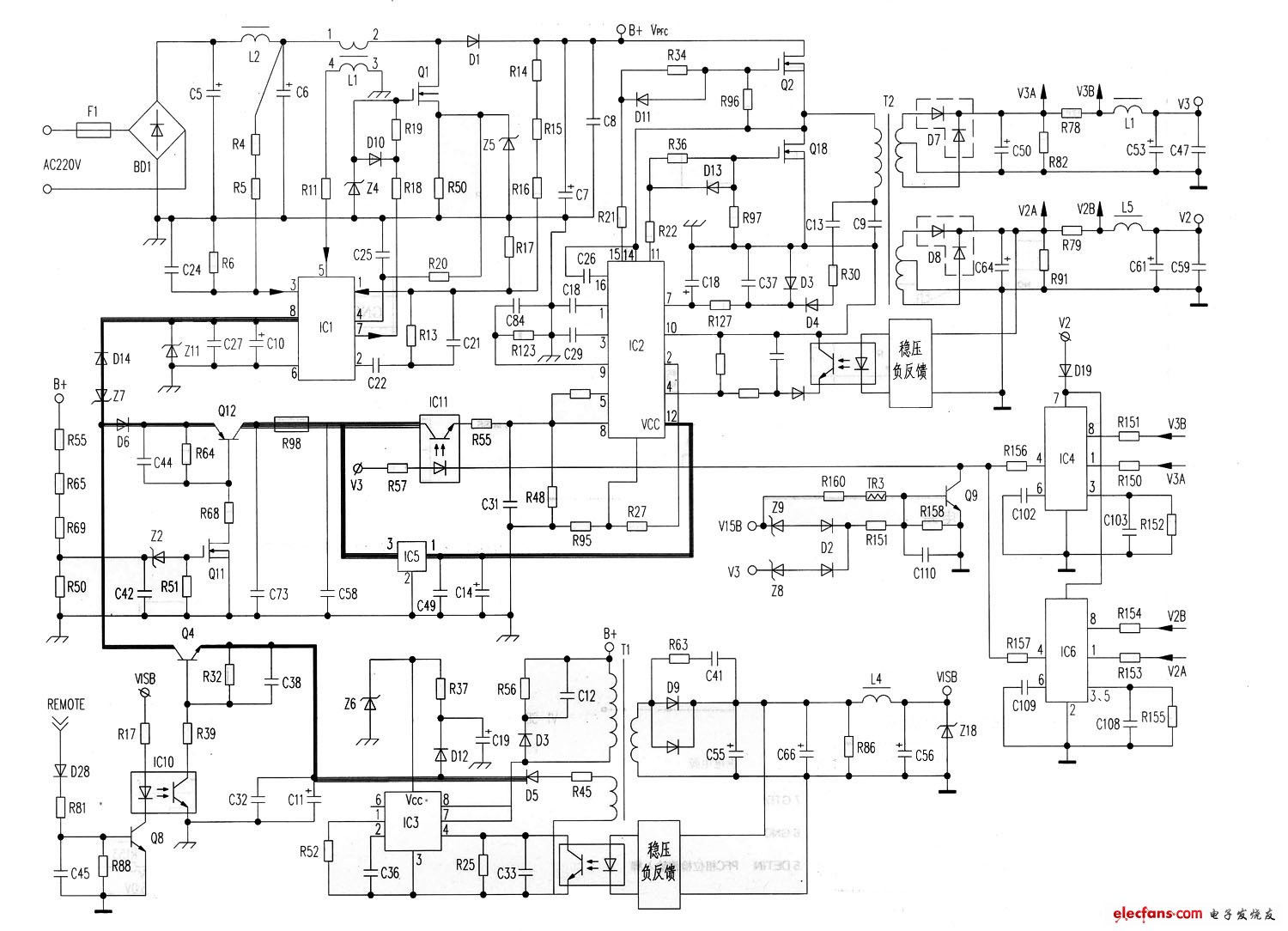 力信LCD開(kāi)關(guān)電源電路