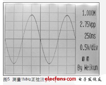 由于采用320×240分辨率的顯示器，所以顯示波形非常細致