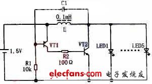 LED手電筒驅(qū)動(dòng)電路