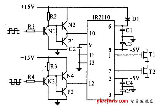 圖5  驅(qū)動電路