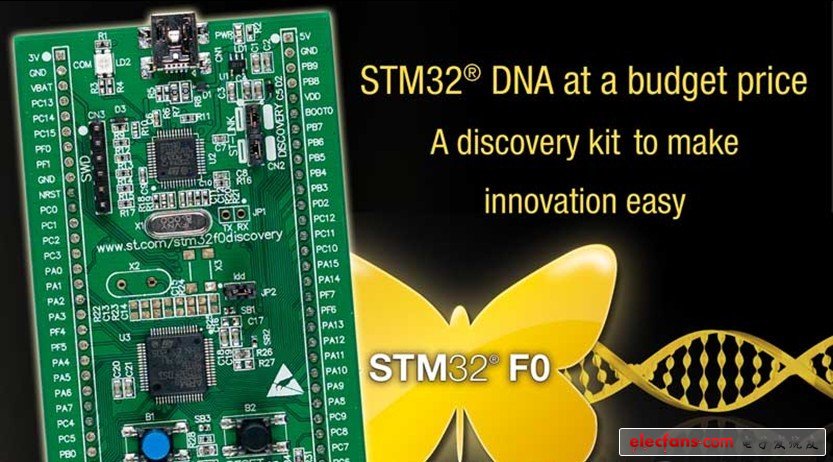 意法半導(dǎo)體量產(chǎn)STM32 F0系列入門級(jí)MCU