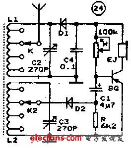 30個(gè)“無(wú)電源收音機(jī)”電路-適合剛剛接觸電子技術(shù)的折騰