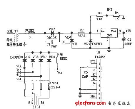 單片機(jī)AT89C51用電故障控制系統(tǒng)