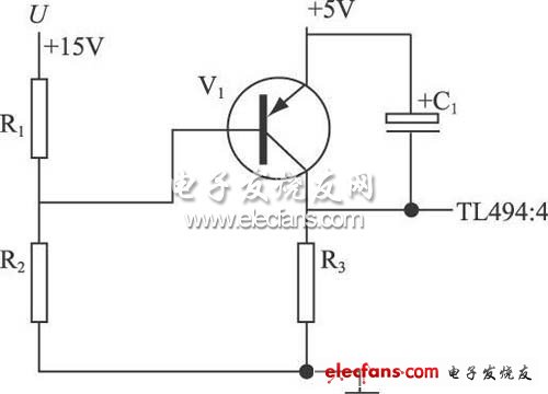 TL494構成的開關電源脈寬調(diào)制器原理圖