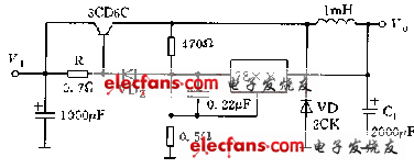 基于78系列芯片構(gòu)成的開(kāi)關(guān)電源電路圖