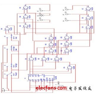 汽車(chē)尾燈控制電路圖