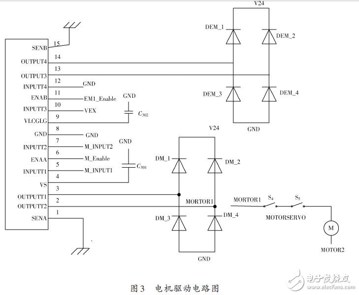 電機驅(qū)動電路圖