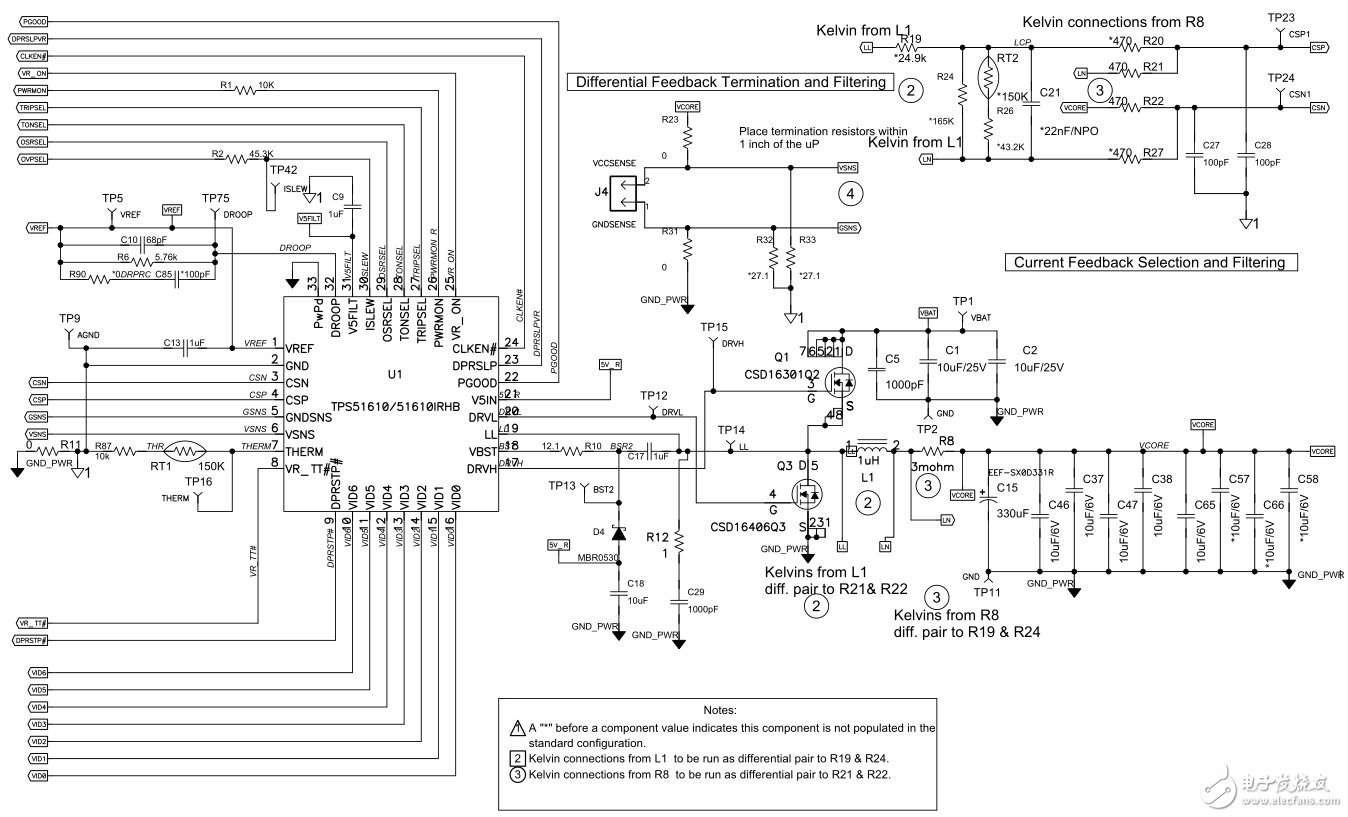 Intel IMVP6+ Atom CPU內(nèi)核電源設計電路圖