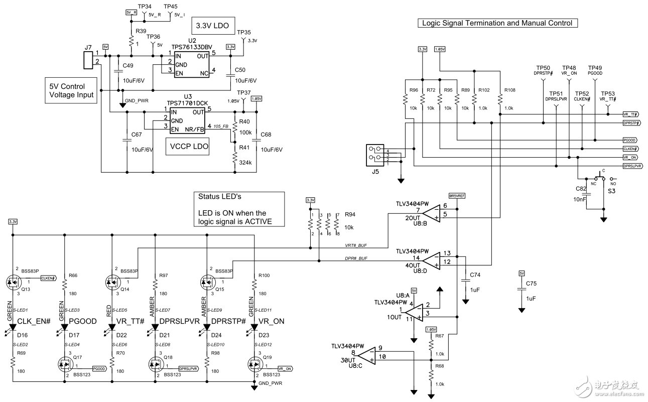 Intel IMVP6+ Atom CPU內(nèi)核電源設計電路圖