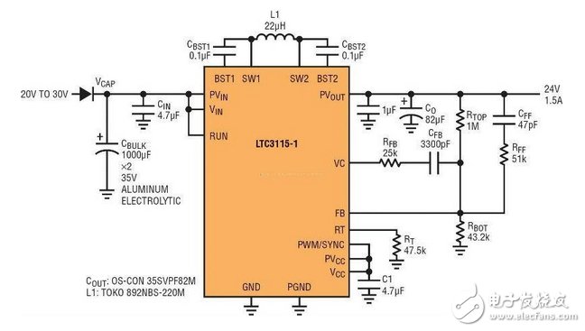 電壓過低情況下的 24V 工業(yè)軌恢復(fù)器