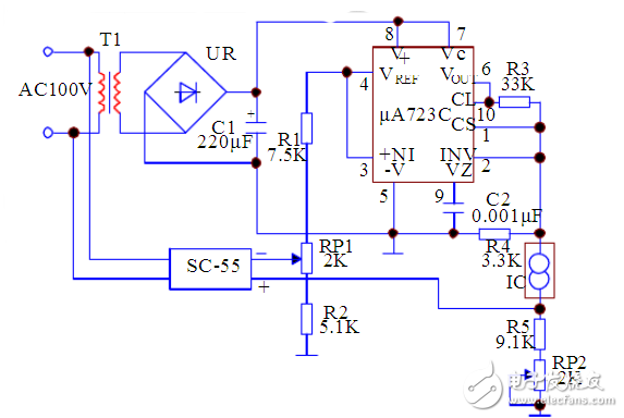 采用AD590數(shù)字溫度計(jì)電路設(shè)計(jì)